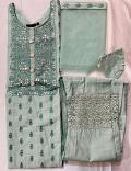 Designer Heavy Hand Work Dress Size 36 w/ Top, Bottom, Dupatta & Mask